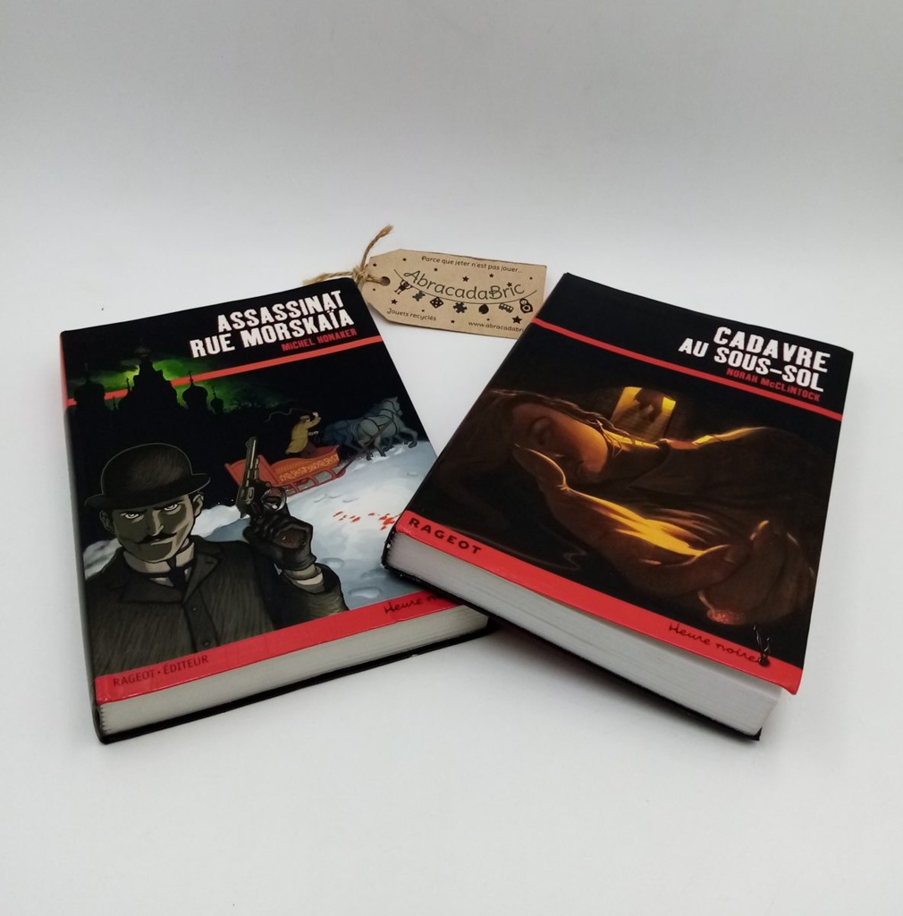 Lot x2 "Cadavre au sous sol" et "assassinat rue morskaiai" - RAGEOT