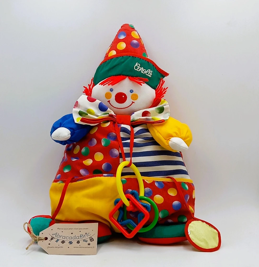 Grand clown d'activités 40cm - COROLLE