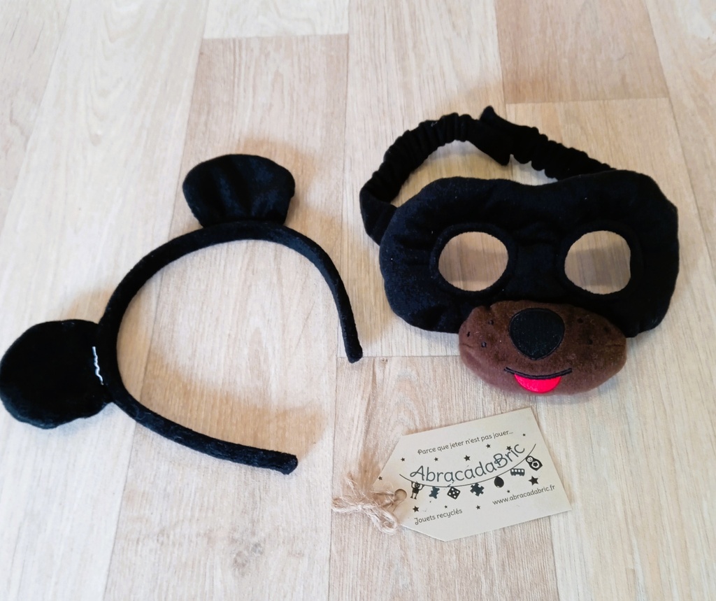 Masque ours noir 