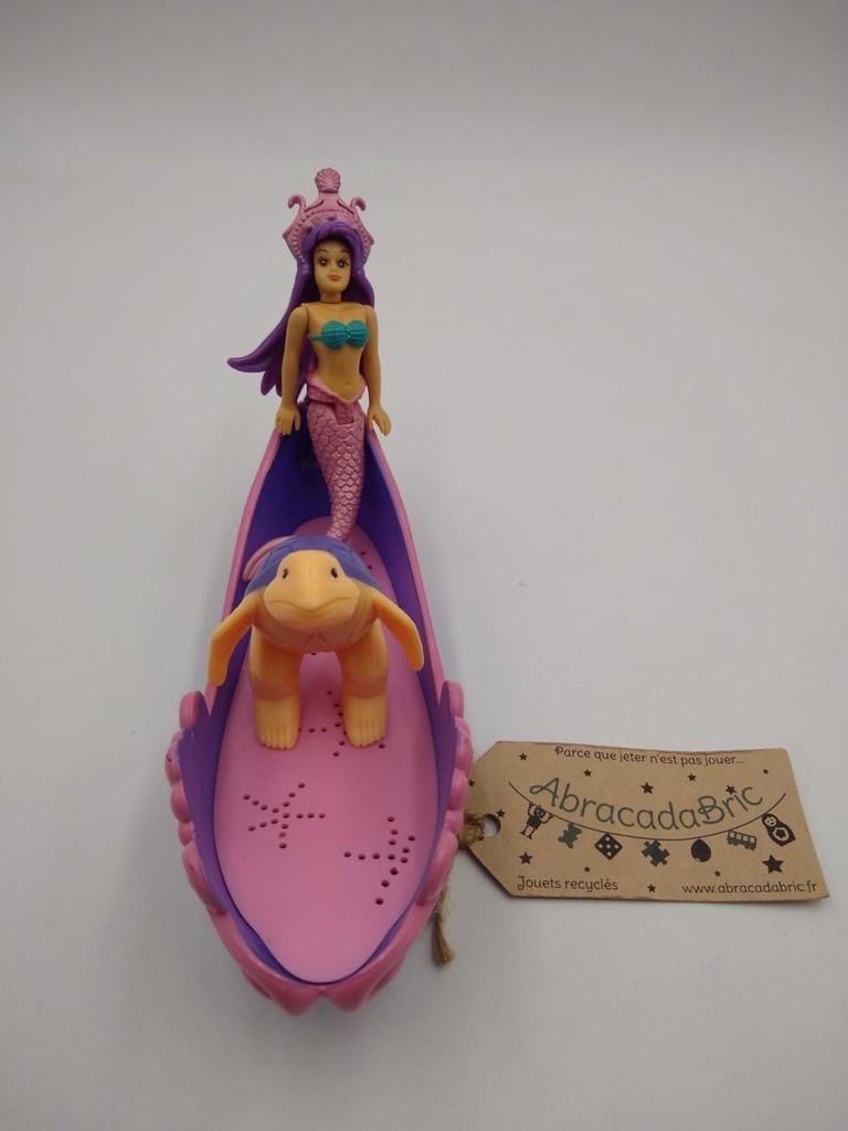 Petite sirène rose et accessoires