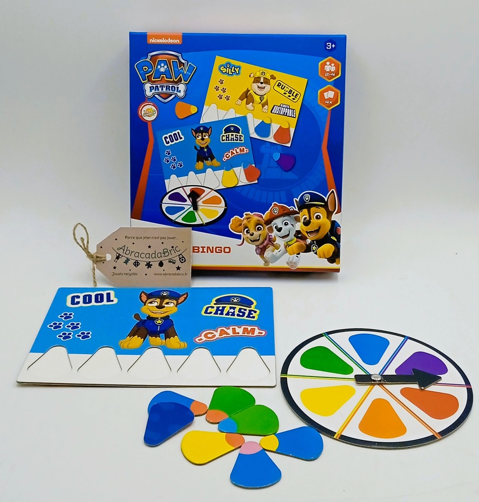 Pat Patrouille colour bingo - TOY UNiVERSE