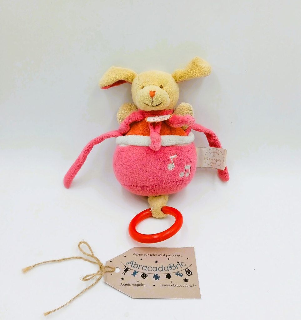 Peluche chien musical - DOUDOU & COMPAGNiE