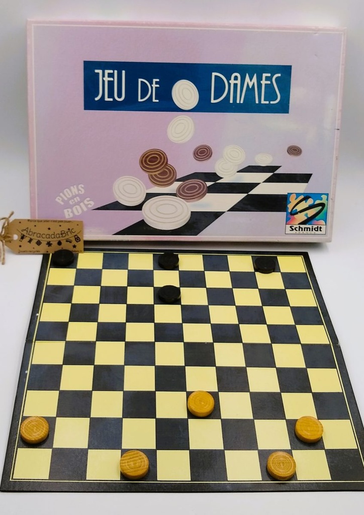 Jeu de Dames en bois- SCHMiDT