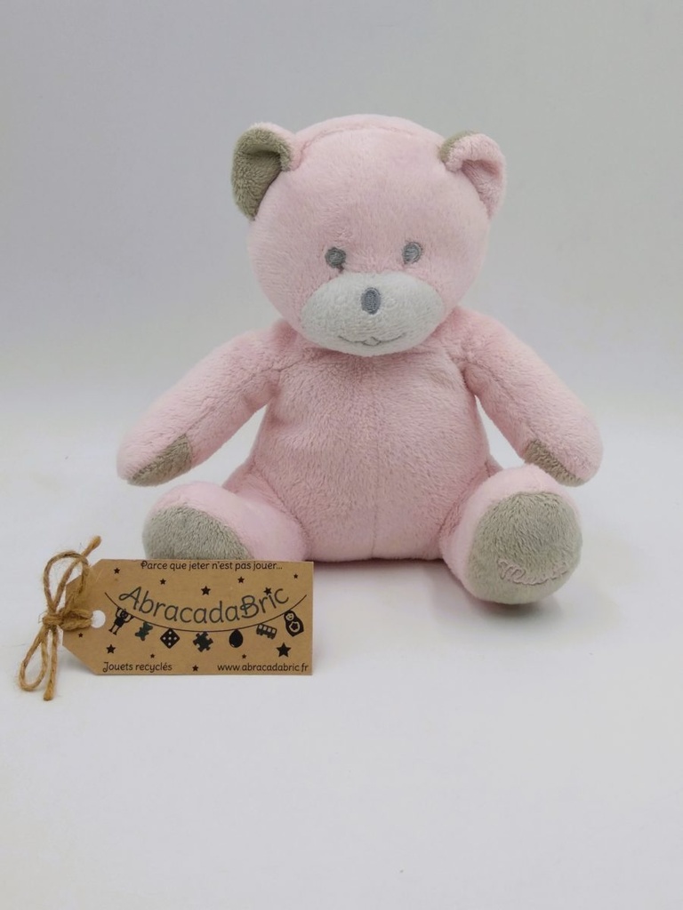 Ourson Rose 15cm - MUSTELLA