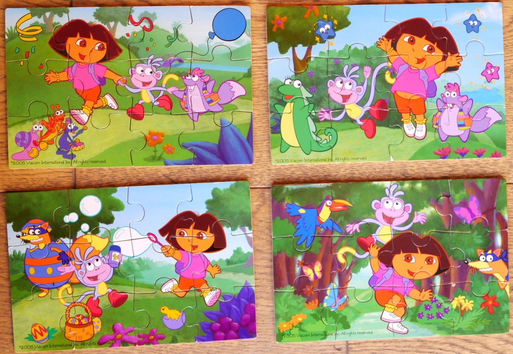 Puzzle Dora en bois 4x12p - HALSALL