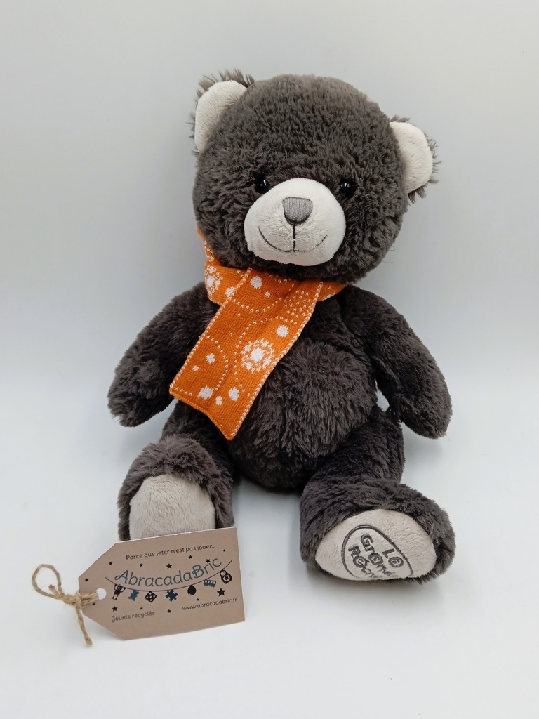 Peluche ours réglisse - LA GRANDE RECRE