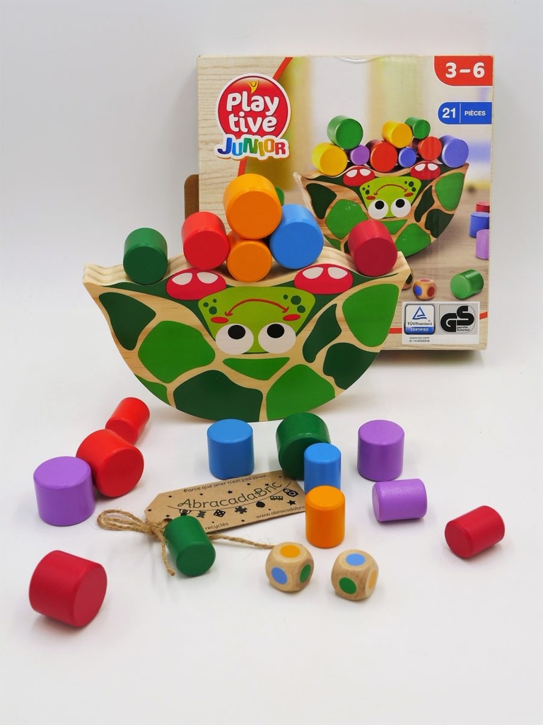 Jeu d'équilibre tortue bois - PLAYTiVE