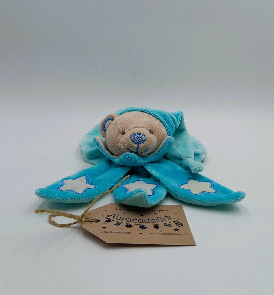 Doudou ours bleu - BABY NAT