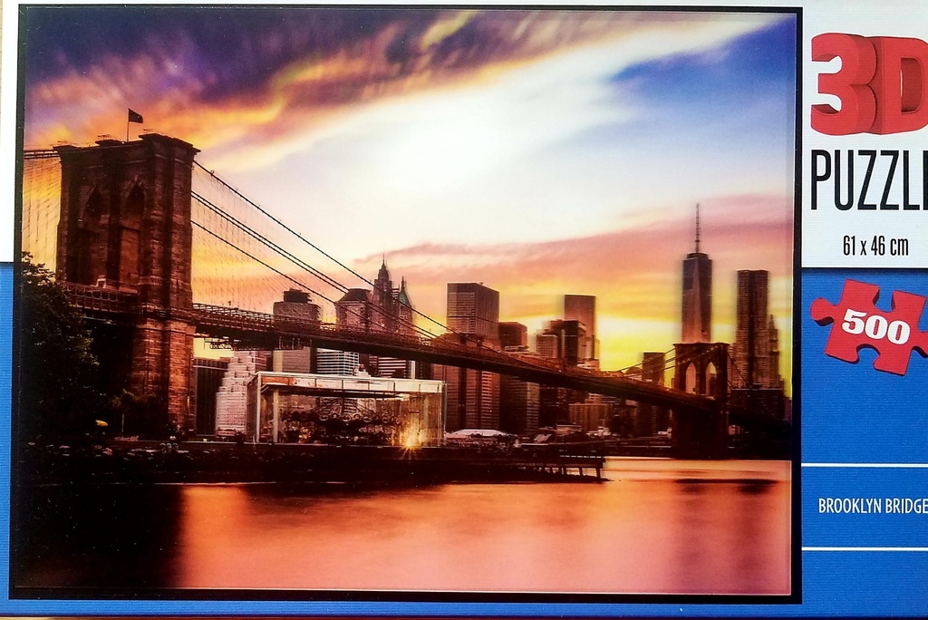 Puzzle 3D "Brooklyn Bridge" 500p - 3D PUZZLE