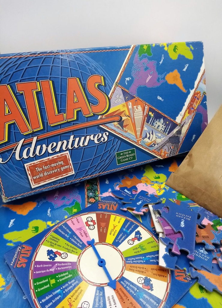 Atlas adventures- GREEN BOARD GAME