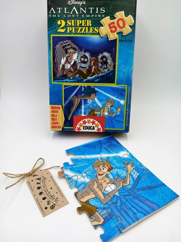 Puzzle bois atlantis 50p - EDUCA