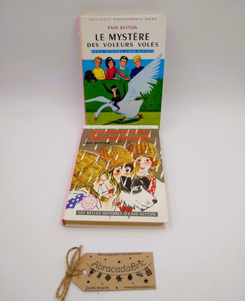 "Le mystères des voleurs volés" & "Le souterrain des trois amis" - BiBLiOTHEQUE ROSE