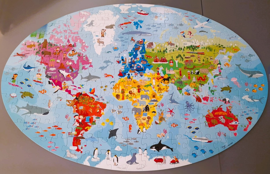 Puzzle "la Terre" 205p - SASSi SCiENCE