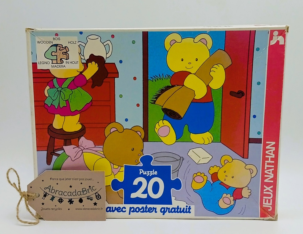 Puzzle grand nettoyage 20p - NATHAN