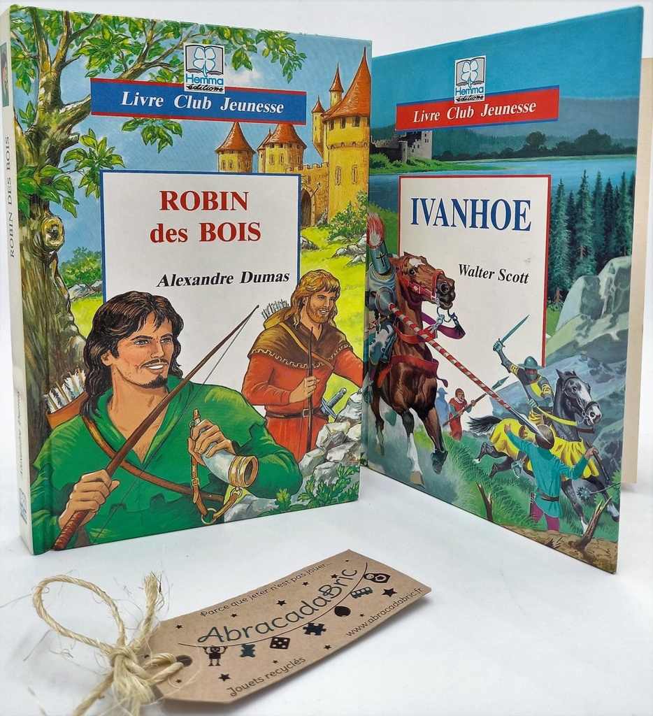 Lot x2 "Ivanhoé" et "Robin des bois" - HEMMA