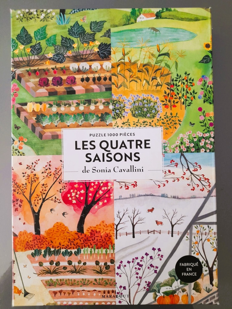 Puzzle les quatre saisons 1000p - MARABOUT