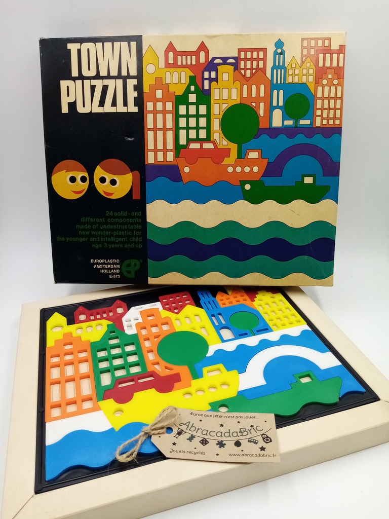 Puzzle "Ville" Vintage - EUROPLASTiC