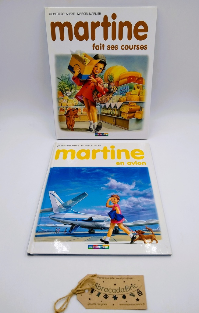 "Martine fait ses courses" & "Martine en avion" - CASTERMAN