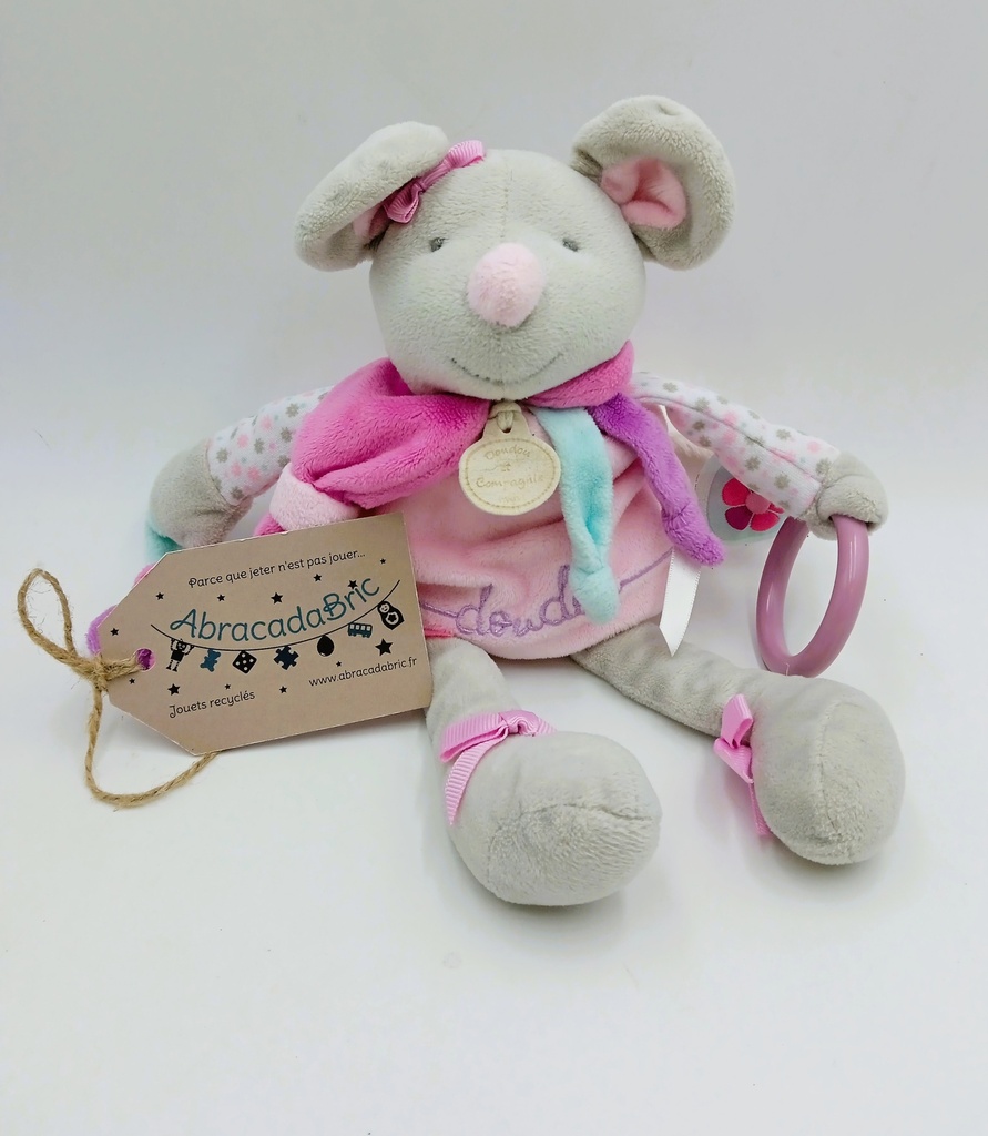 Doudou souris rose  - DOUDOU ET COMPAGNiE
