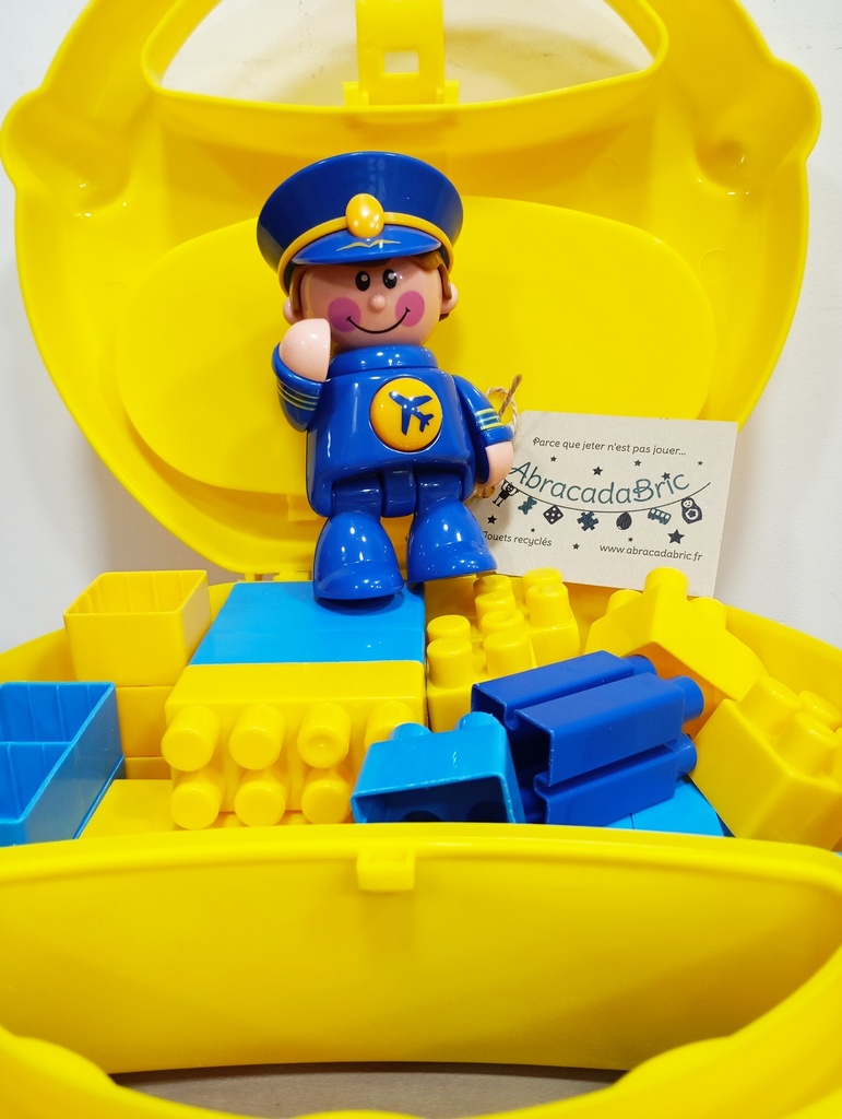 Malette jaune construction aviateur - ABRiCK