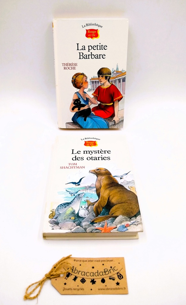 "La petite Barbare" & "Le mystère des otaries" - ROUGE ET OR