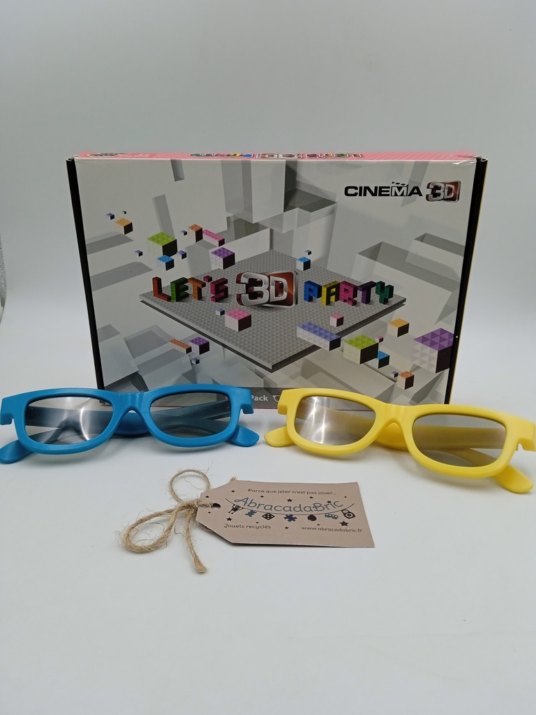 Lot de 5 paires de lunettes 3D - PARTY PACK