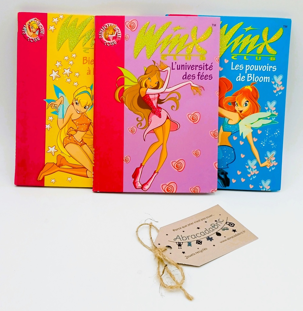 "Les pouvoirs de Bloom", "L'université des fées" et "Bienvenue à Magix" - BiBLiOTHEQUE ROSE 