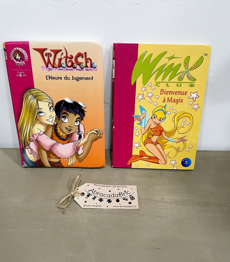 "Witch, l'heure du jugement" & "Winx, bienvenue à Magix" - BiBLiOTHEQUE ROSE 