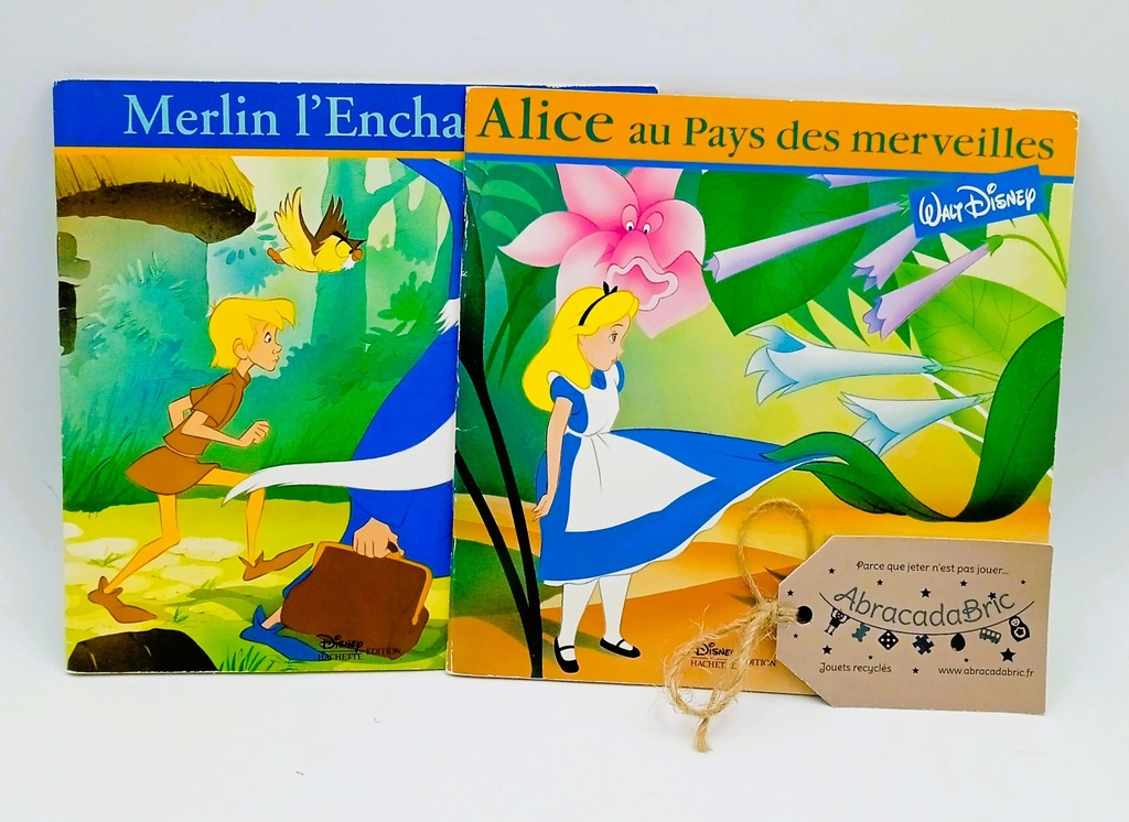 "Merlin l'enchanteur" & "Alice aux pays des Merveilles" - HACHETTE 
