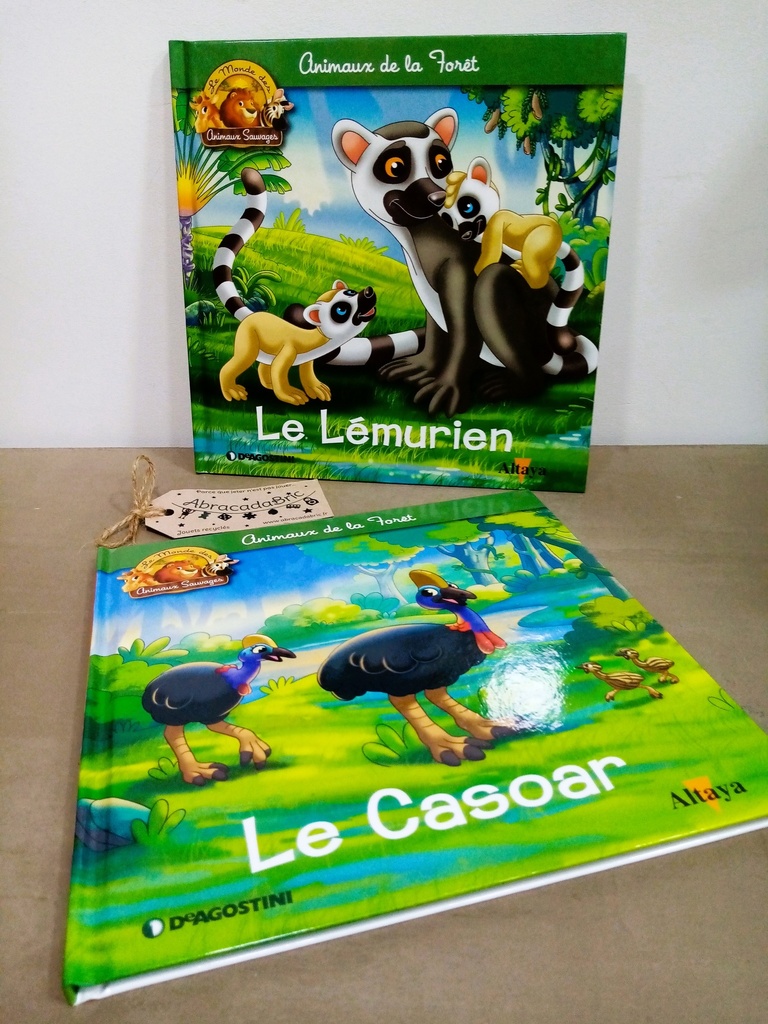 "Le lémurien" & "Le casoar" - ALTAYA 