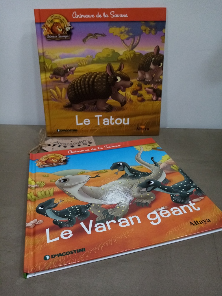 "Le varan géant" & "Le tatou" - ALTAYA