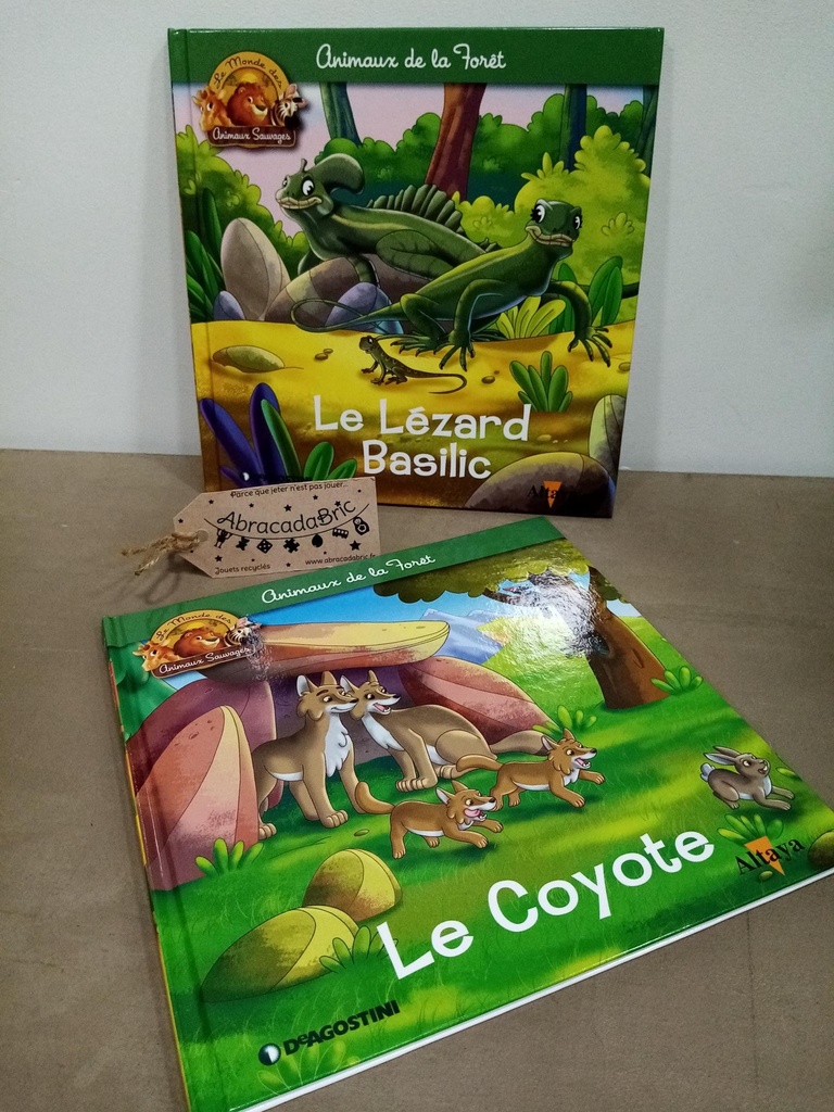 "Le coyote" & "Le lézard basilic" - ALTAYA