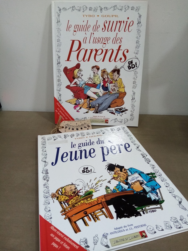 " Le guide de survie à l'usage des parents" & "Le guide du jeune père" - TYBO GOUPiL