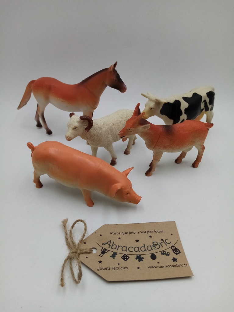 5 Figurines "animaux de la ferme" 