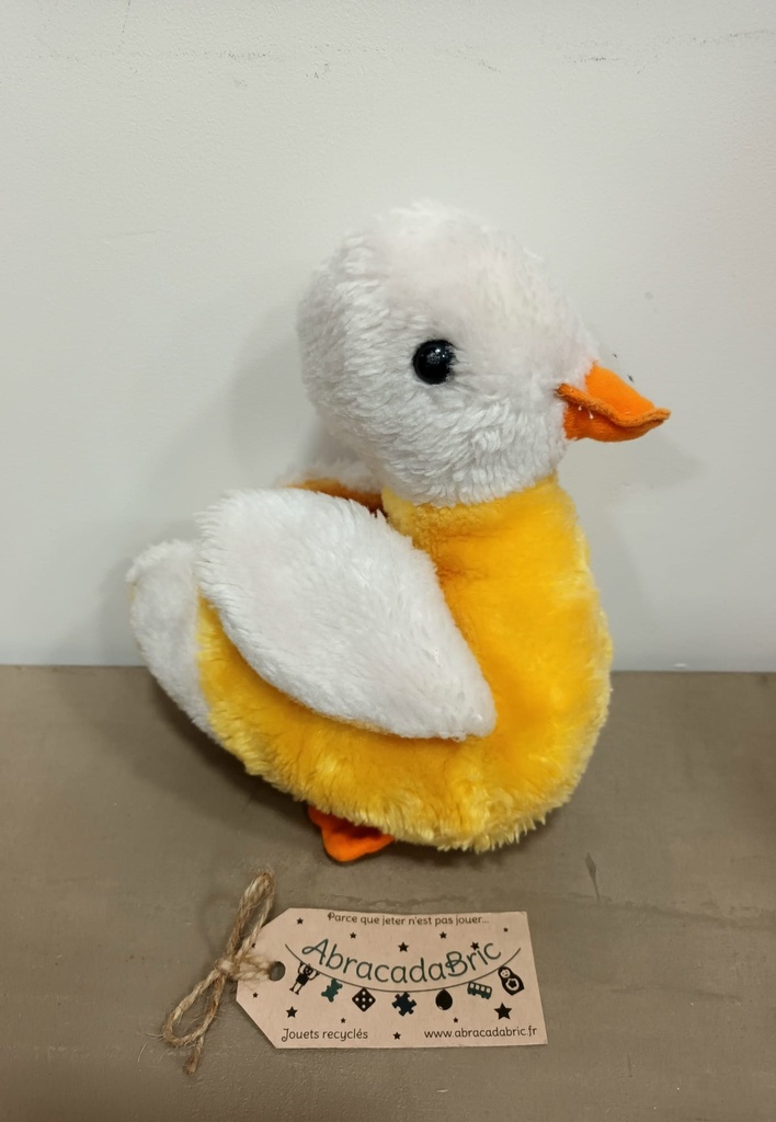Canard jaune et blanc 15cm - HEUNEC
