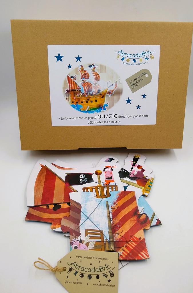 Puzzle XXL "Bateau pirate" 39p - DJECO