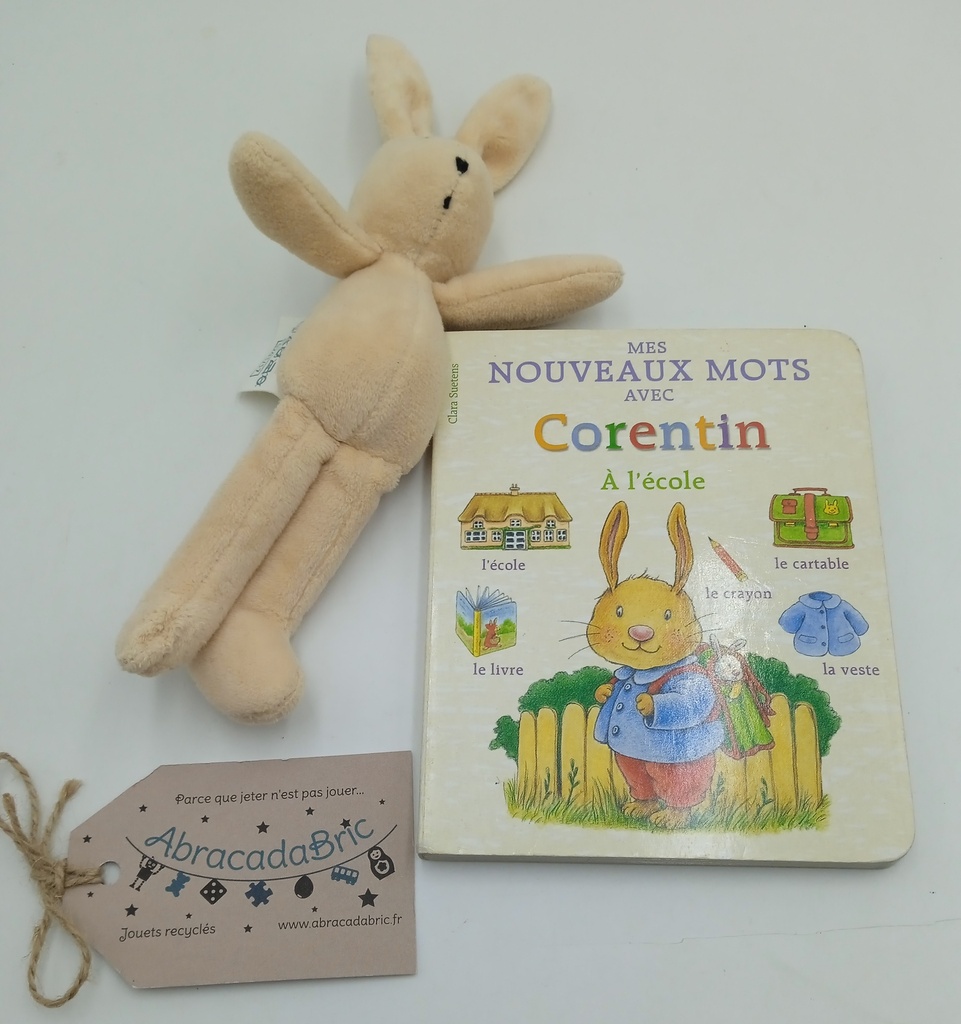 Lapin + livre - VERTBAUDET