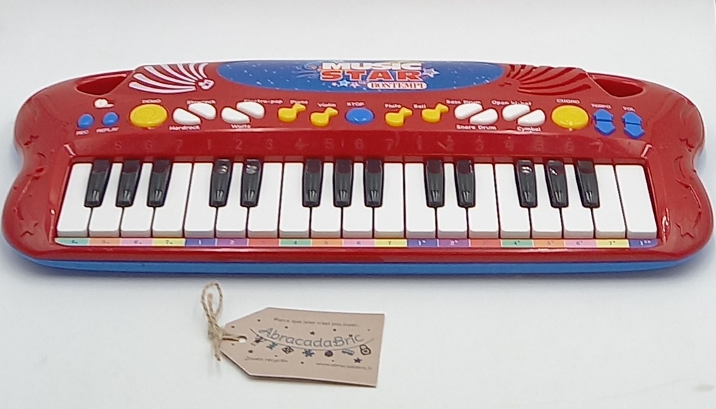Piano électronique rouge - BONTEMPi 