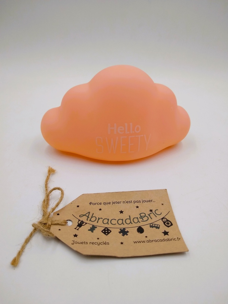 Veilleuse nuage LED "Hello Sweety" 