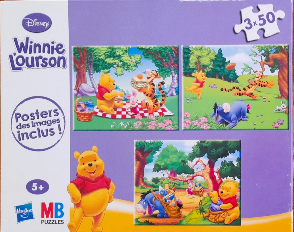 Puzzle "Winnie l'Ourson et ses amis" 2x50p - MB