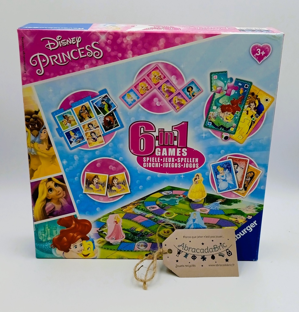 Princesse Disney jeux 6 en 1 - RAVENSBURGER 
