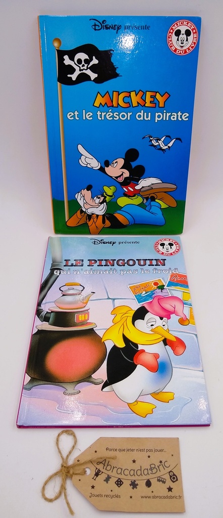 "Mickey et le trésor du pirate" & "Le pingouin qui n'aimait pas le froid" - HACHETTE 