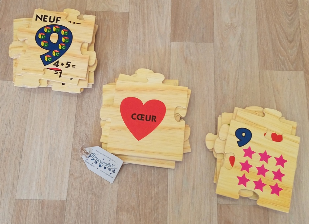 Puzzle géant en bois 