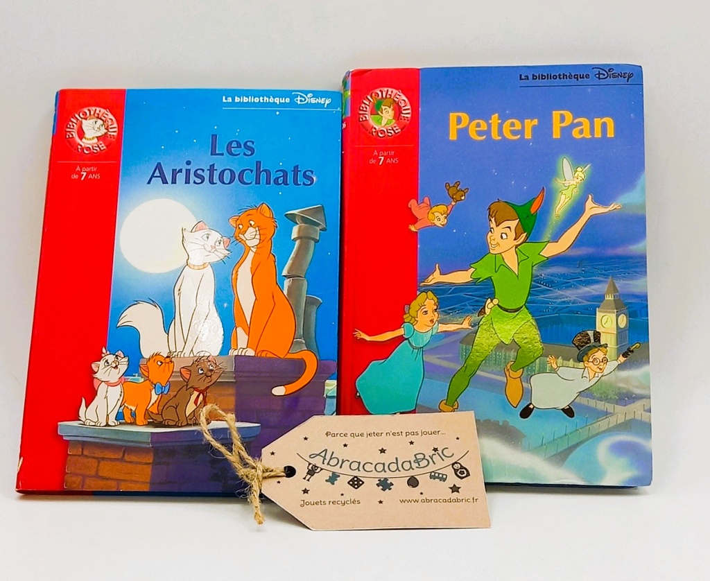 "Peter Pan" & "Les Aristochats"- BiBLiOTHEQUE ROSE