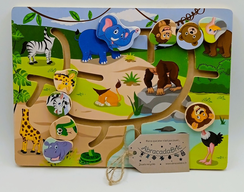 Le labyrinthe des animaux en bois - PLAYTiVE