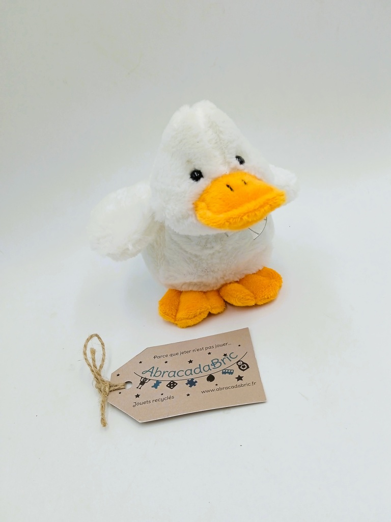Peluche Canard blanc 15cm