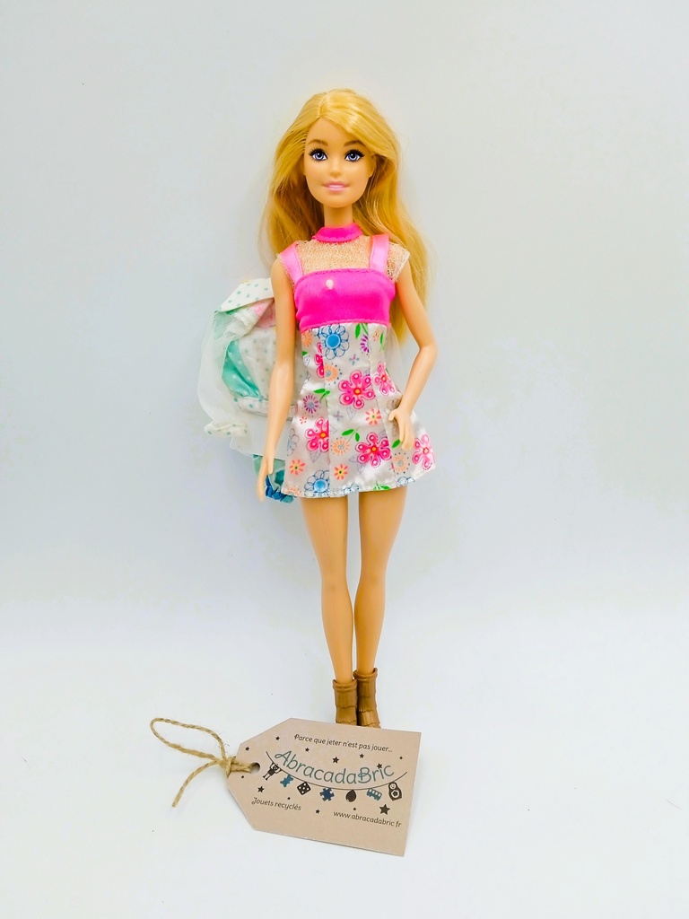 Barbie robe à fleur - MATTEL