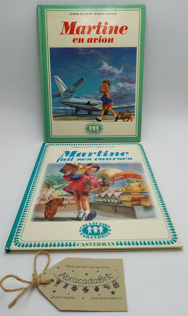 "Martine fait ses courses" & "Martine en avion"   - CASTERMAN 