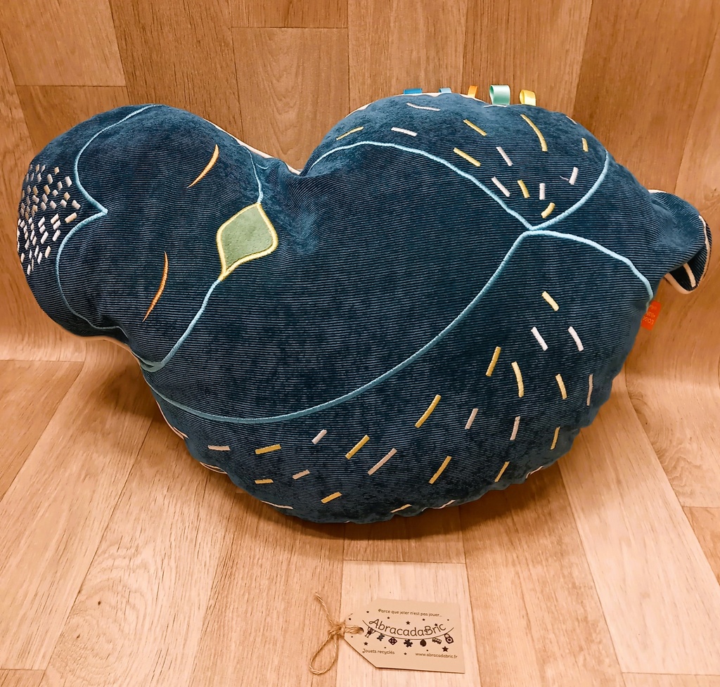 Mon coussin d'éveil à la mer 52cm - L'OiSEAU BATEAU