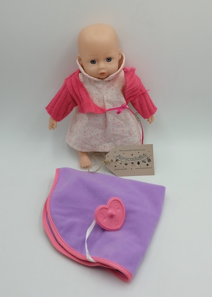 Ma poupée rose 25cm